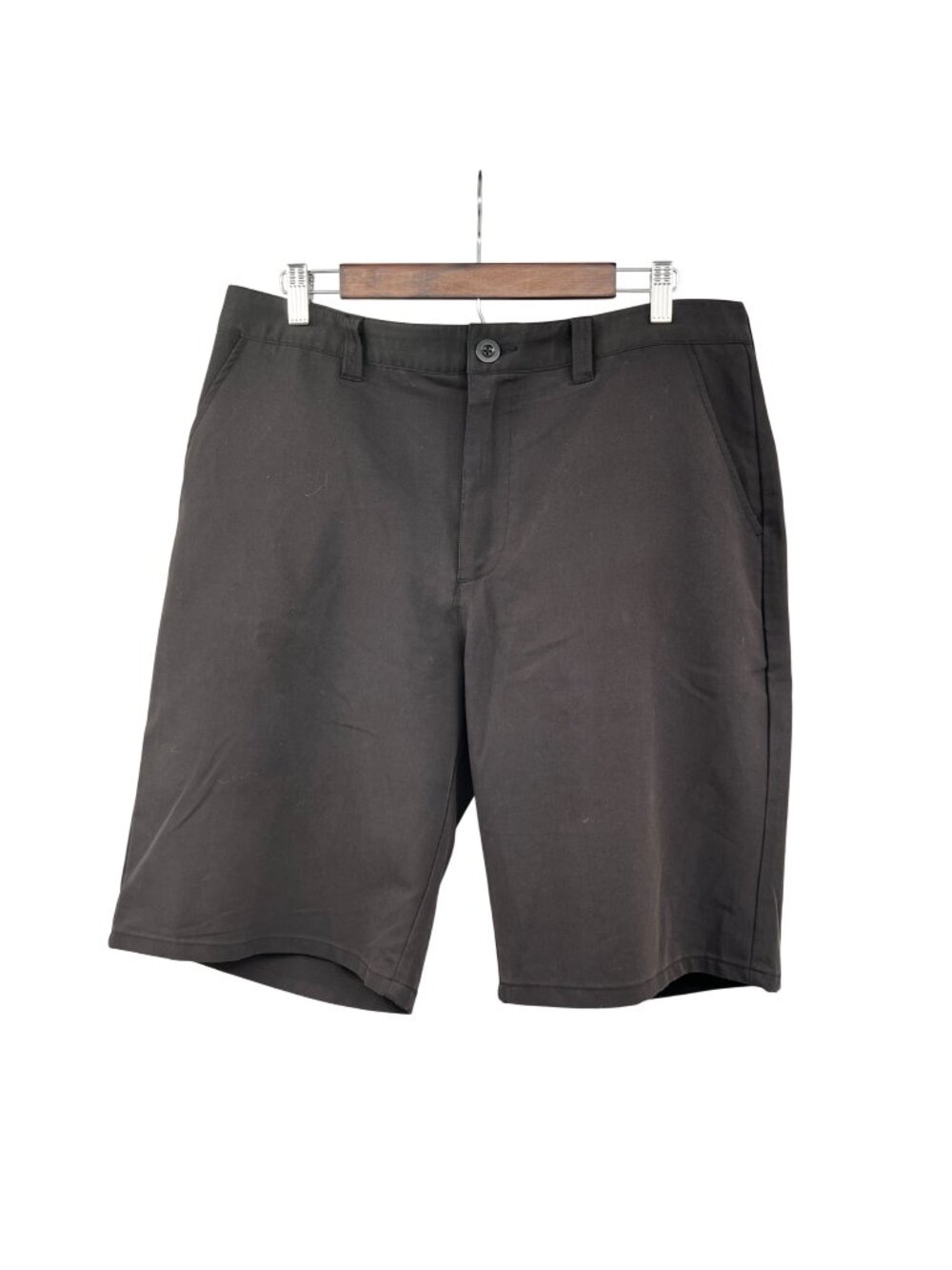 Travis Matthew Mens Flat Front Golf Shorts Pockets Black Size 36
